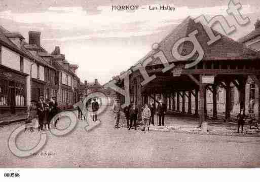 Ville de HORNOYLEBOURG, carte postale ancienne