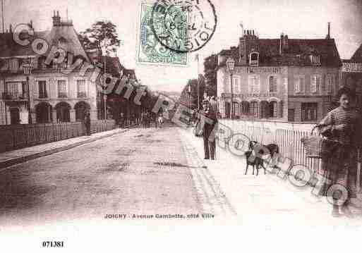 Ville de JOIGNY, carte postale ancienne