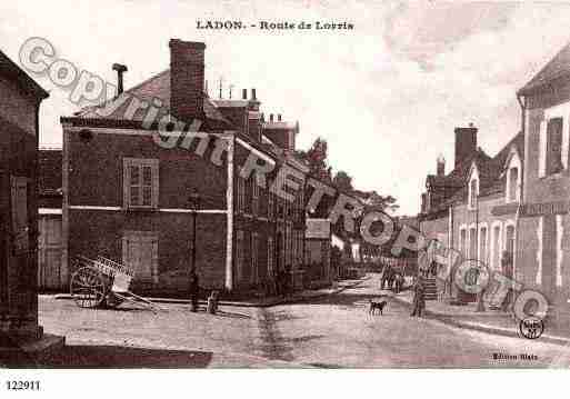 Ville de LADON, carte postale ancienne