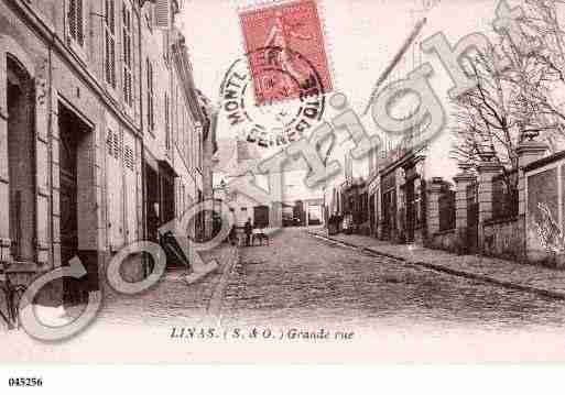 Ville de LINAS, carte postale ancienne