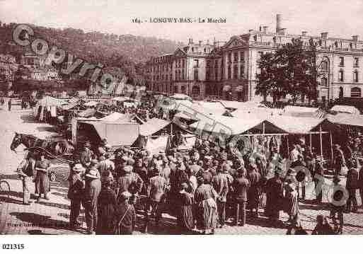 Ville de LONGWY, carte postale ancienne