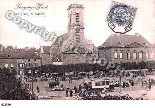 Ville de LONGWY, carte postale ancienne