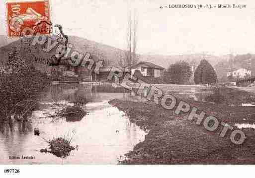 Ville de LOUHOSSOA, carte postale ancienne