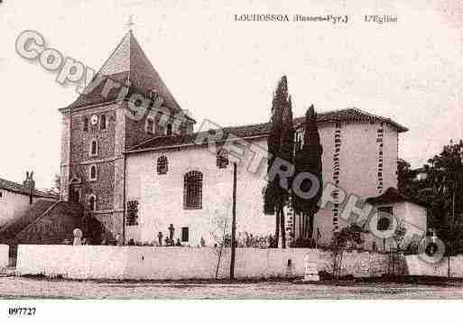 Ville de LOUHOSSOA, carte postale ancienne