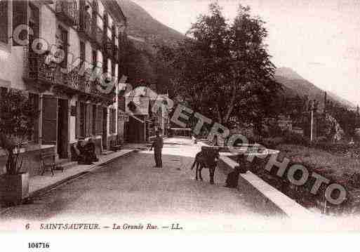 Ville de LUZ, carte postale ancienne