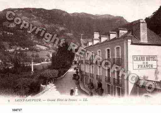 Ville de LUZ, carte postale ancienne