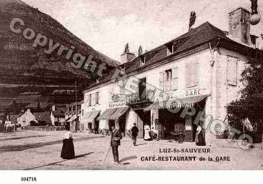 Ville de LUZ, carte postale ancienne