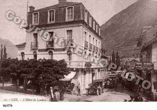 Ville de LUZ, carte postale ancienne