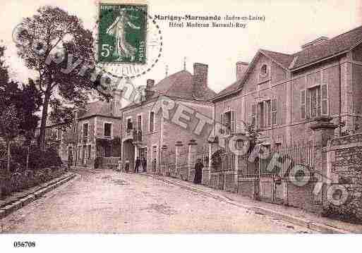 Ville de MARIGNYMARMANDE, carte postale ancienne