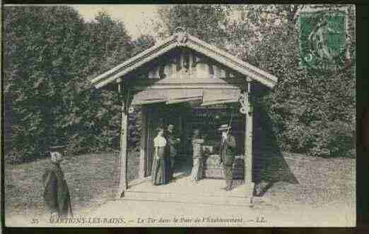 Ville de MARTIGNYLESBAINS, carte postale ancienne