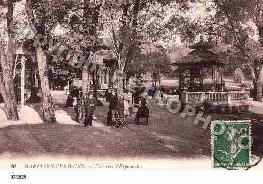 Ville de MARTIGNYLESBAINS, carte postale ancienne