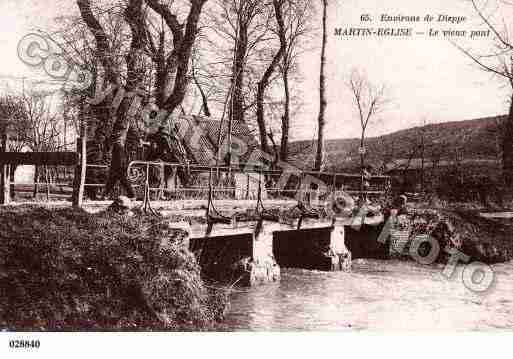 Ville de MARTINEGLISE, carte postale ancienne