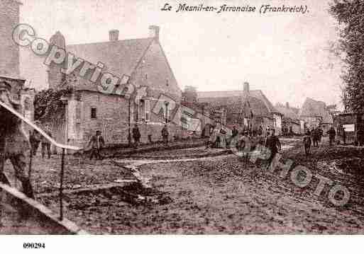 Ville de MESNILENARROUAISE, carte postale ancienne