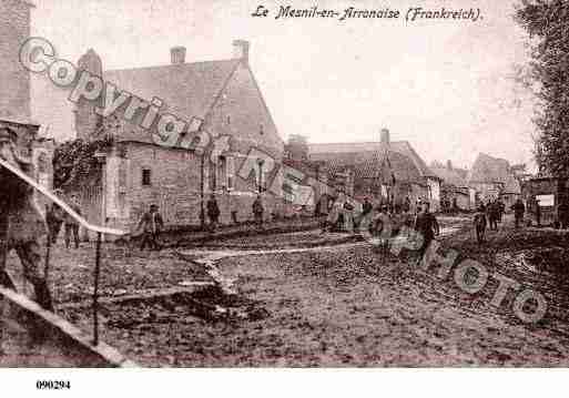 Ville de MESNILENARROUAISE, carte postale ancienne