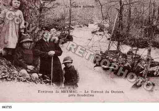 Ville de MEYMAC, carte postale ancienne