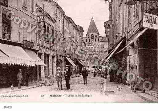 Ville de MOISSACSAINTELIVRADE, carte postale ancienne