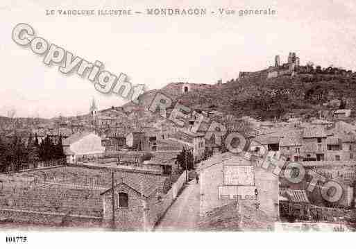 Ville de MONDRAGON, carte postale ancienne