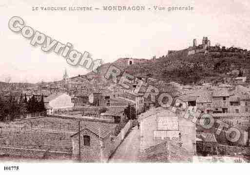 Ville de MONDRAGON, carte postale ancienne Ville de MONDRAGON, carte postale ancienne