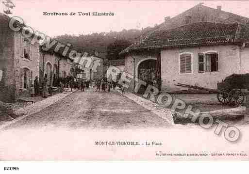 Ville de MONTLEVIGNOBLE, carte postale ancienne