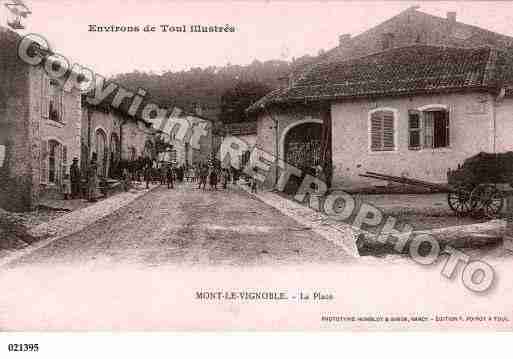 Ville de MONTLEVIGNOBLE, carte postale ancienne