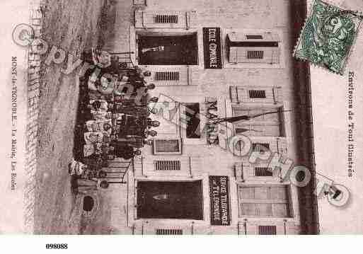 Ville de MONTLEVIGNOBLE, carte postale ancienne