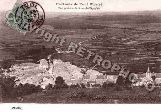 Ville de MONTLEVIGNOBLE, carte postale ancienne