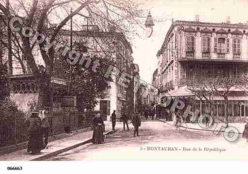 Ville de MONTAUBAN, carte postale ancienne