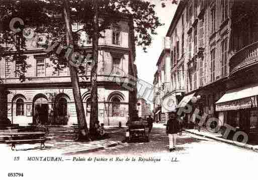 Ville de MONTAUBAN, carte postale ancienne