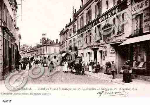 Ville de MONTEREAUFAUTYONNE, carte postale ancienne