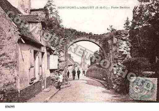 Ville de MONTFORTL'AMAURY, carte postale ancienne