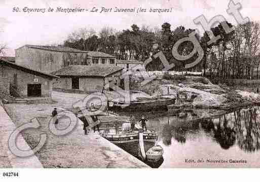 Ville de MONTPELLIER, carte postale ancienne