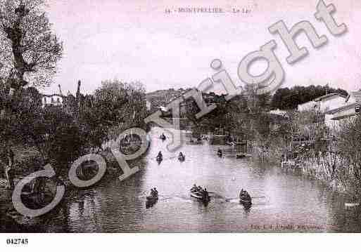 Ville de MONTPELLIER, carte postale ancienne