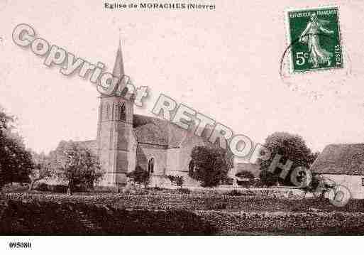 Ville de MORACHES, carte postale ancienne