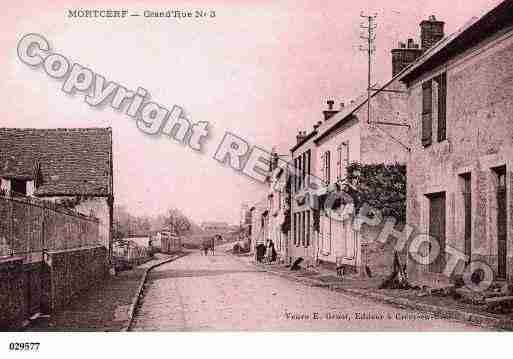 Ville de MORTCERF, carte postale ancienne