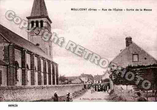 Ville de MOULICENT, carte postale ancienne