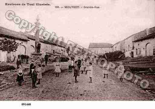 Ville de MOUTROT, carte postale ancienne