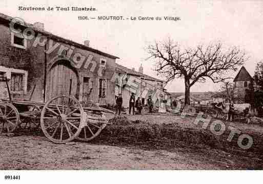 Ville de MOUTROT, carte postale ancienne