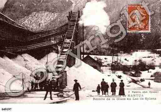 Ville de NANTUA, carte postale ancienne