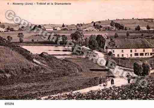 Ville de NOZEROY, carte postale ancienne