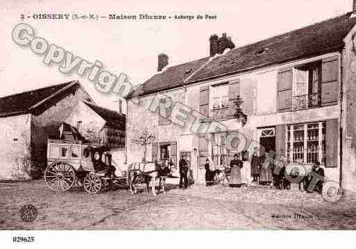 Ville de OISSERY, carte postale ancienne