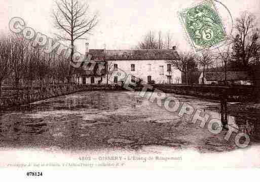 Ville de OISSERY, carte postale ancienne