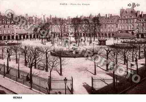 Ville de PARIS4, carte postale ancienne