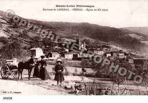 Ville de PEBRAC, carte postale ancienne