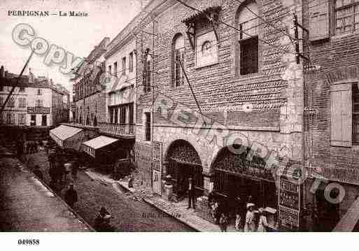 Ville de PERPIGNAN, carte postale ancienne