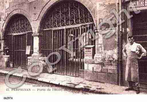 Ville de PERPIGNAN, carte postale ancienne