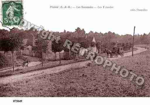 Ville de PLAISIR, carte postale ancienne