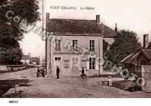 Ville de PONT, carte postale ancienne