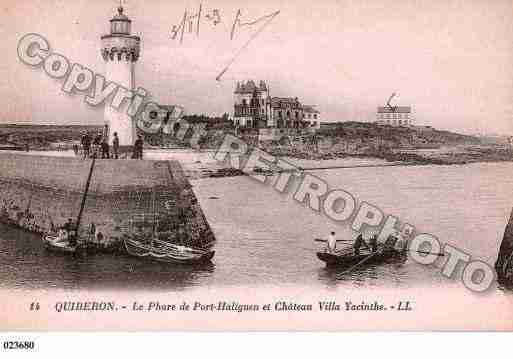 Ville de QUIBERON, carte postale ancienne