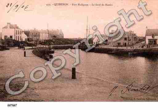 Ville de QUIBERON, carte postale ancienne