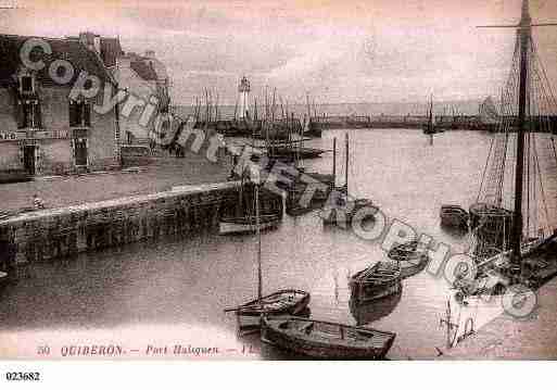 Ville de QUIBERON, carte postale ancienne